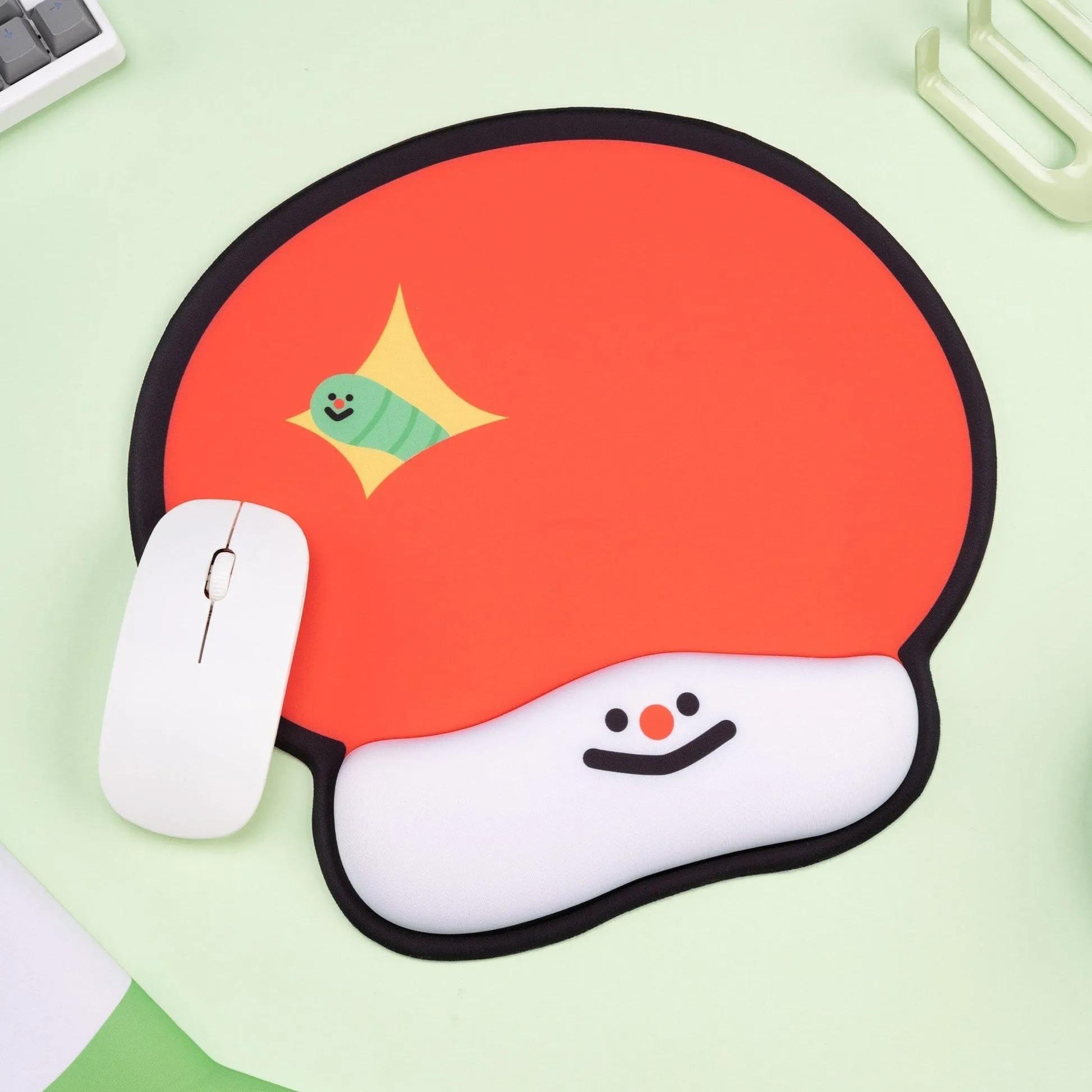 Poisonous Mushrooms Ergonomic Mouse Pad – Non-Slip & Waterproof
