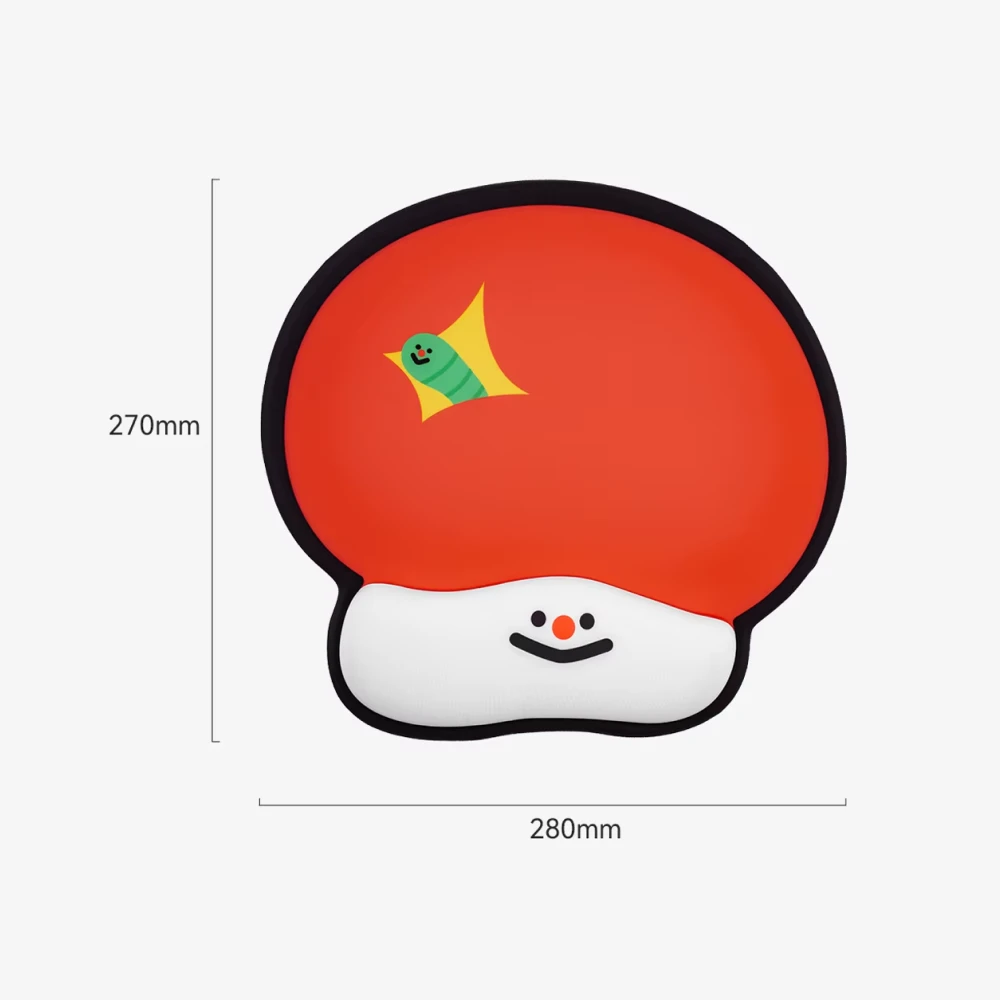 Poisonous Mushrooms Ergonomic Mouse Pad – Non-Slip & Waterproof - Image 6