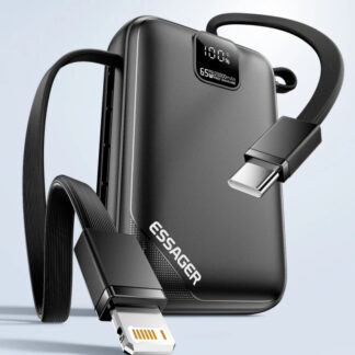 65W PD Fast Charging 20000mAh Portable Power Bank for Laptops & Phones