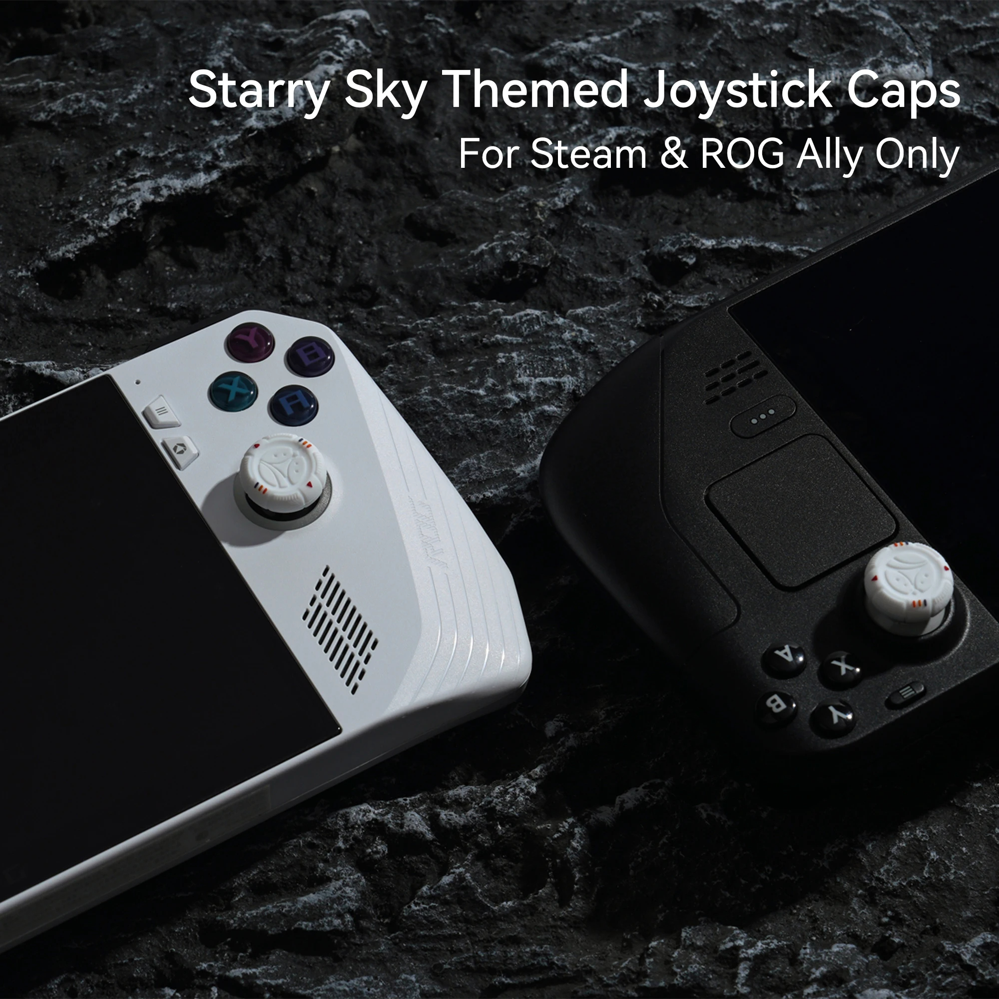 Silicone Thumb Grip Caps for Steam Deck - Starry Sky Design - Image 3