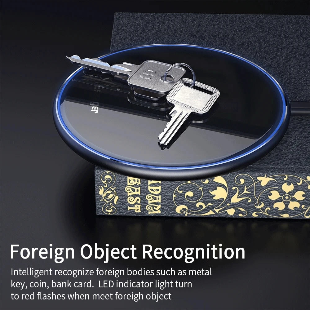 Magnetic 15W Qi Wireless Fast Charger Pad for iPhone & Samsung - Image 7
