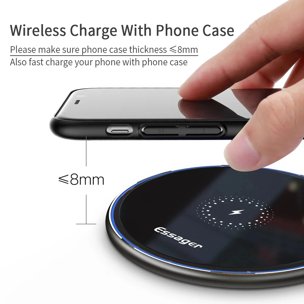 Magnetic 15W Qi Wireless Fast Charger Pad for iPhone & Samsung - Image 6