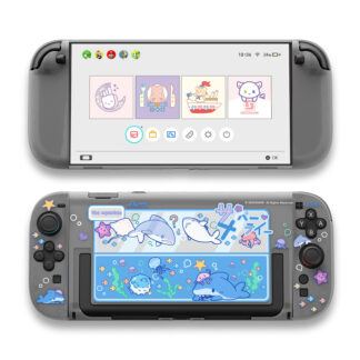 Cute Shark Party Slim Cover Case for Switch 2 - Shock-Absorbing Protection