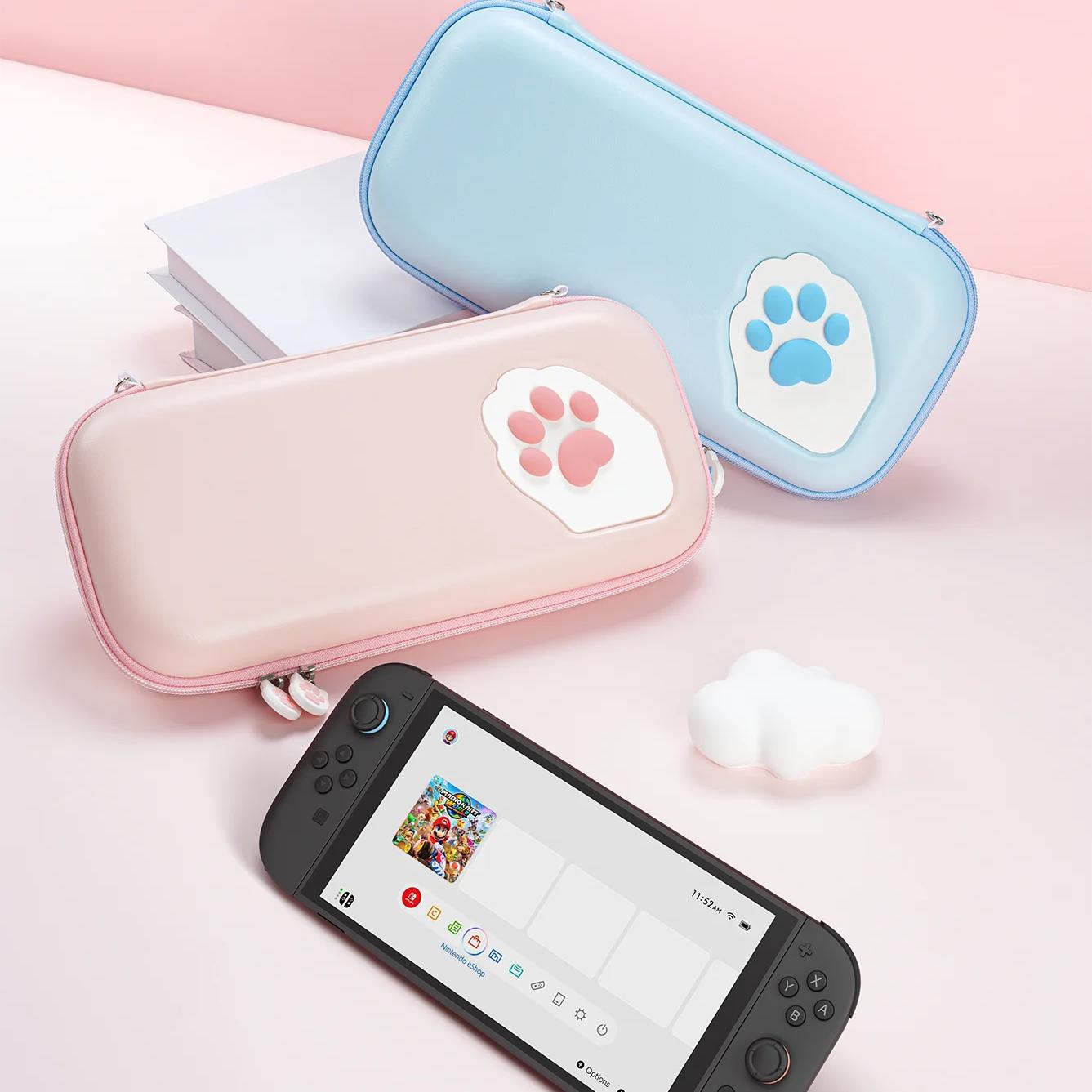 Portable Cat Paw Travel Case for Nintendo Switch 2 - Image 6