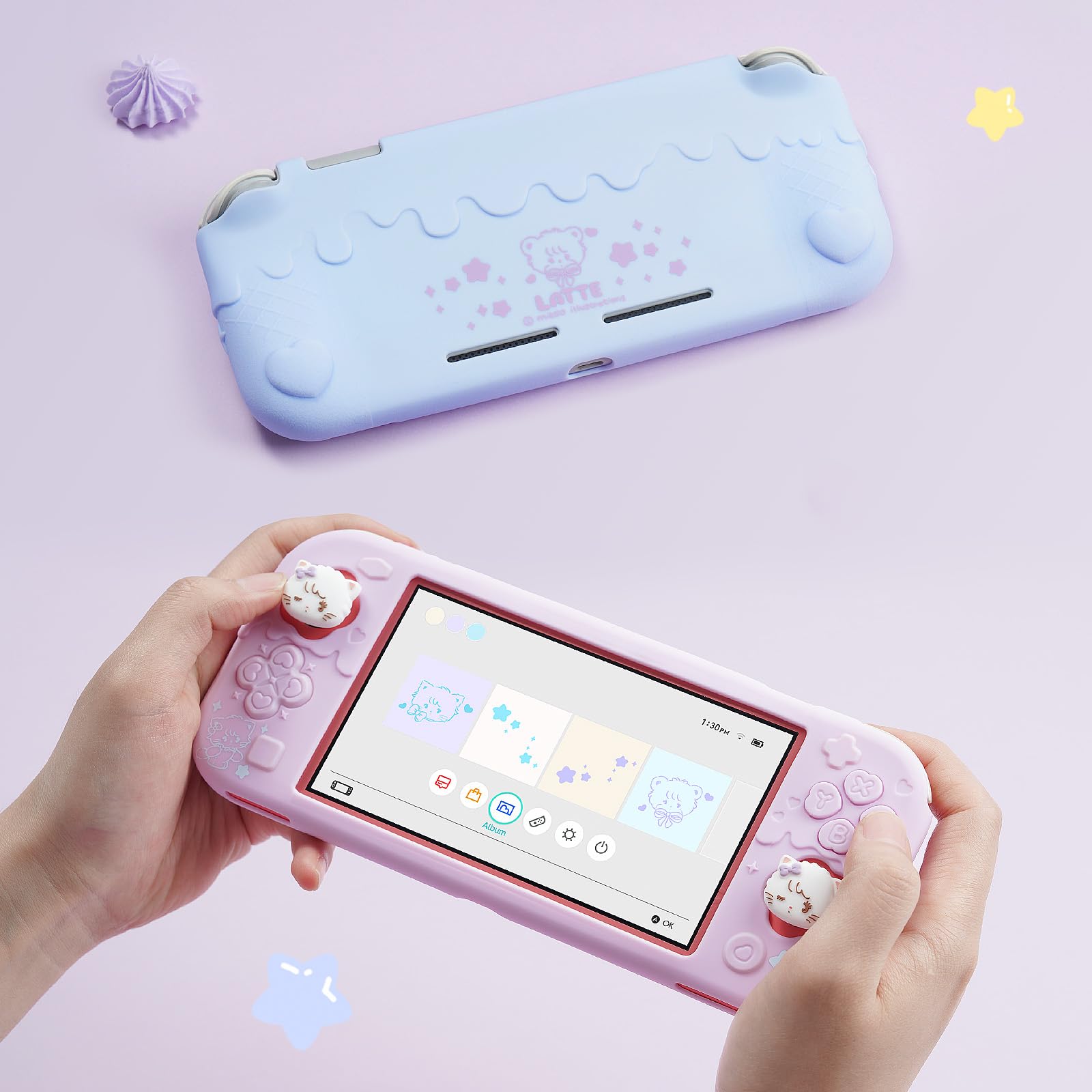 Soft Silicone Ice Cream Protective Case for Switch Lite