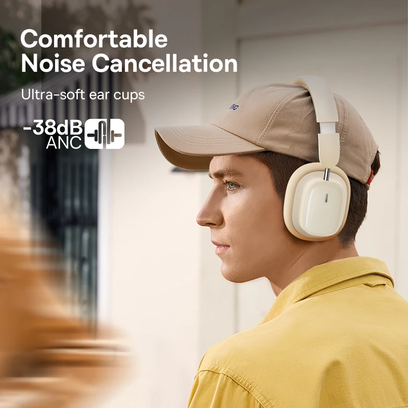 Wireless Noise-Cancelling Over-Ear Headphones with 3D Spatial Audio - Image 2
