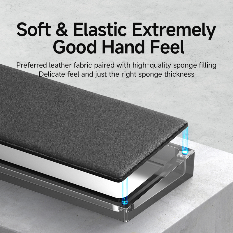 Magnetic Acrylic Ergonomic Wrist Rest with Storage Organizer - Image 3