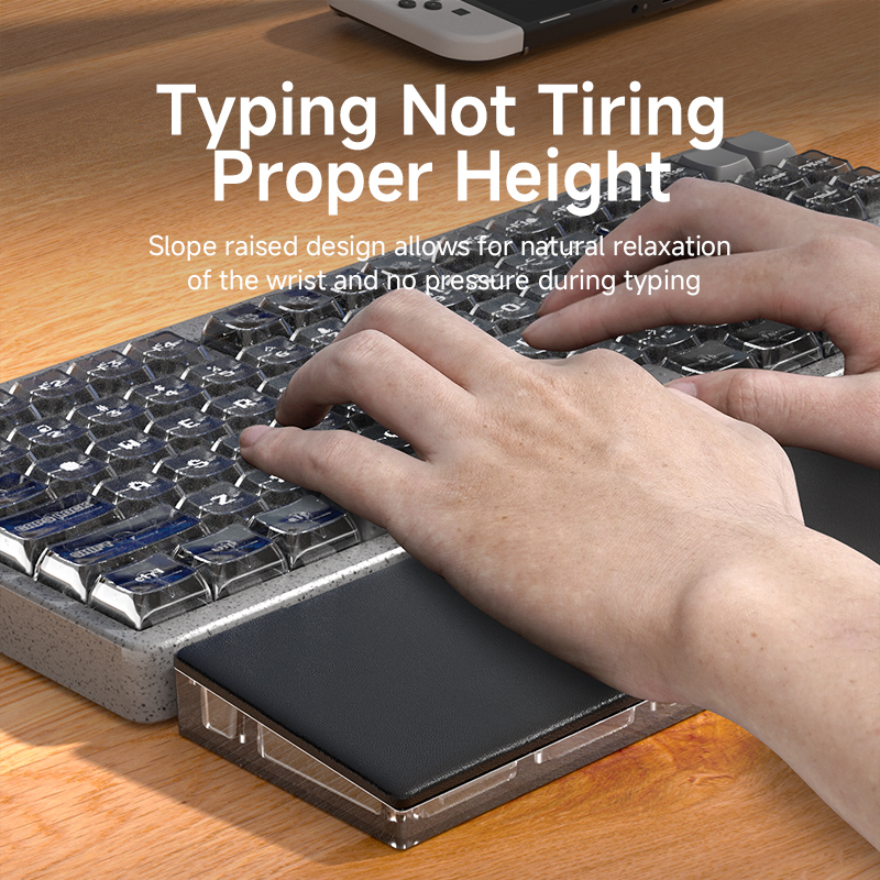 Magnetic Acrylic Ergonomic Wrist Rest with Storage Organizer - Image 5