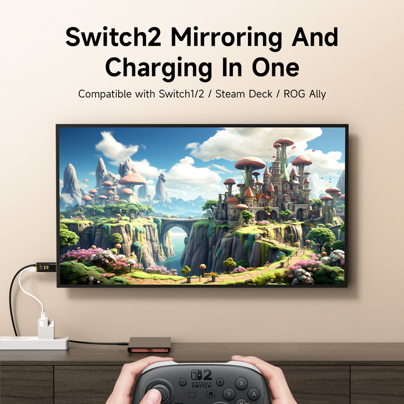 Switch Dock HDMI Adapter 8K HDR USB-C Hub - Image 4