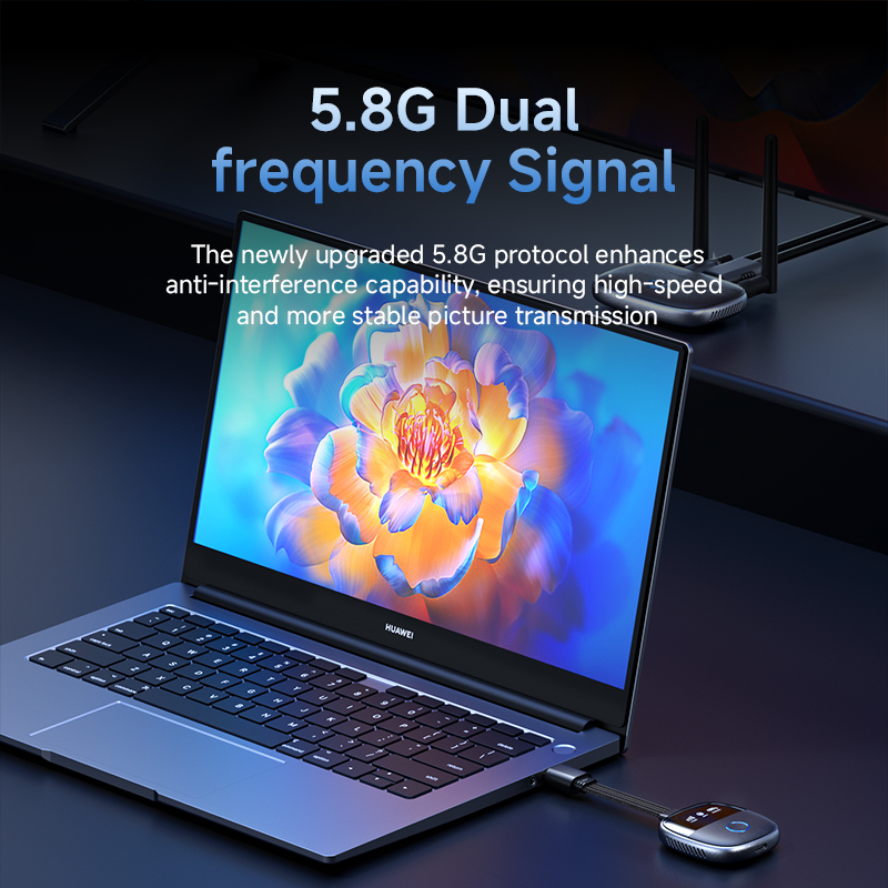 Wireless HDMI Transmitter with 50ft Range and 5.8GHz Signal - Image 3