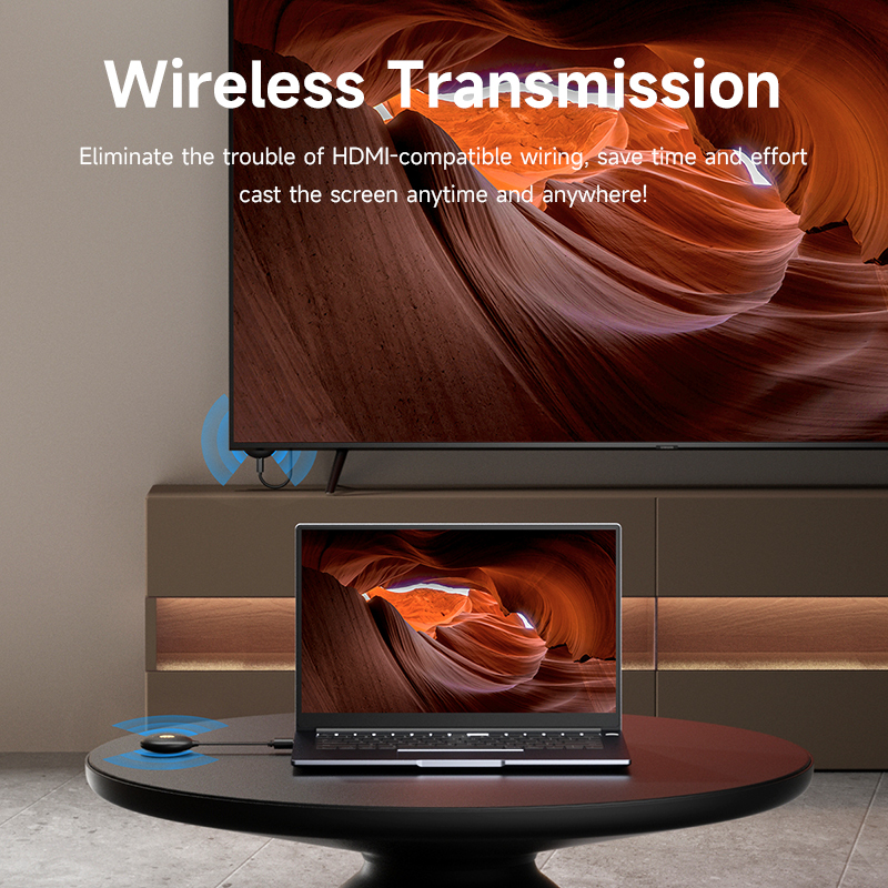Wireless HDMI Display Adapter Kit for Laptop, TV & Projector - Image 4