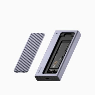 M.2 SSD Enclosure with USB-C Hub Magnetic Cover for Thunderbolt 4/3 Devices