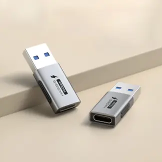 USB-A to USB-C Adapter 10Gbps High-Speed Data & 60W Fast Charging Converter