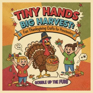 Tiny Hands, Big Harvest: Fun Thanksgiving Crafts for Preschoolers – Printable Thanksgiving Craft Guide for Kids, Teachers & Parents | thanksgiving crafts for preschoolers
