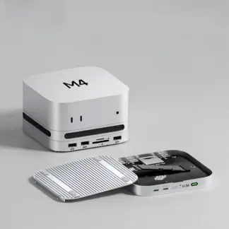 USB-C Hub with 40Gbps SSD Enclosure & SD/TF 4.0 Docking Station for Mac Mini