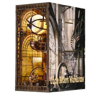 DIY Wooden Balloon Studio Book Nook Puzzle Kit