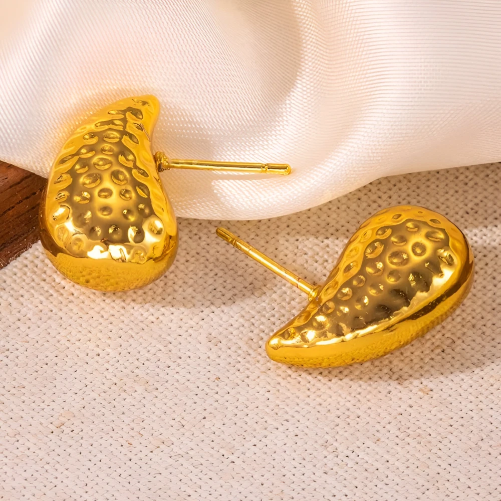 Elegant 316L Stainless Steel Water Drop Earrings for Women - Image 6