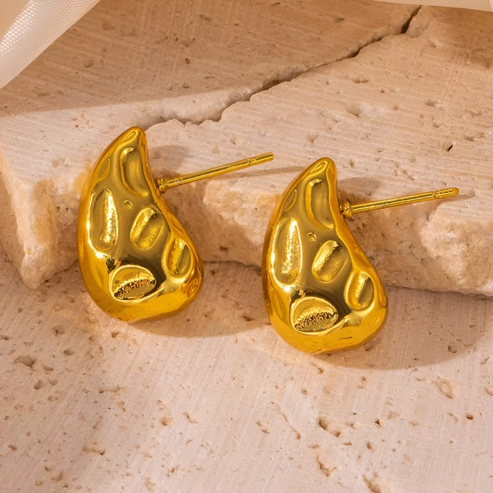 Elegant 316L Stainless Steel Water Drop Earrings for Women - Image 9