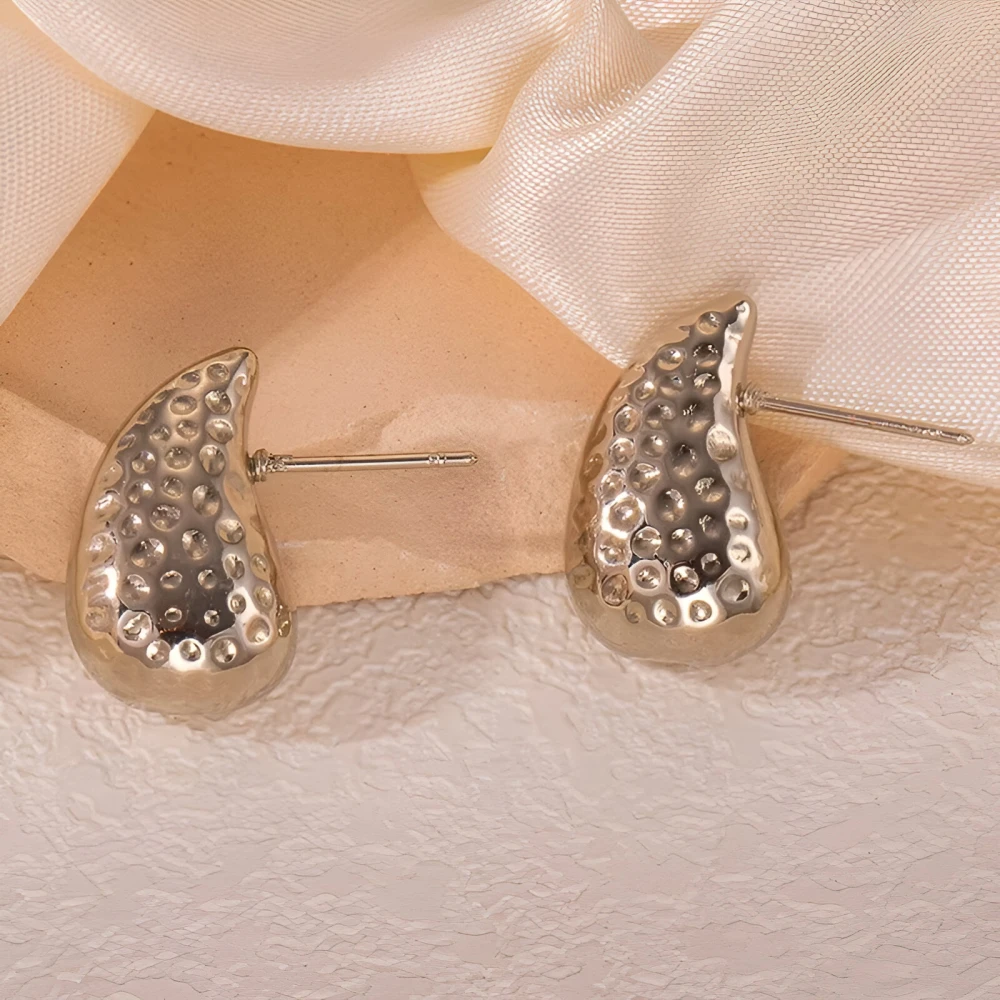 Elegant 316L Stainless Steel Water Drop Earrings for Women - Image 5