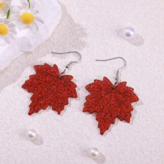 Elegant Maple Leaf Earrings - Fall Thanksgiving Jewelry Gifts for Women