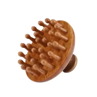 Multi-Functional Natural Sandalwood Massage Comb – Scalp & Body Relaxation Tool
