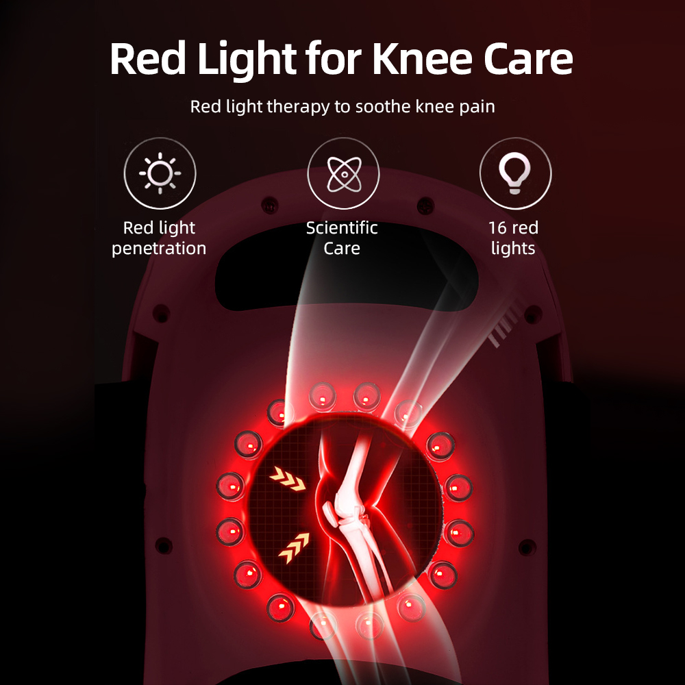 Wireless Heated Knee Massager with Red Light Therapy & Air Compression - Image 5