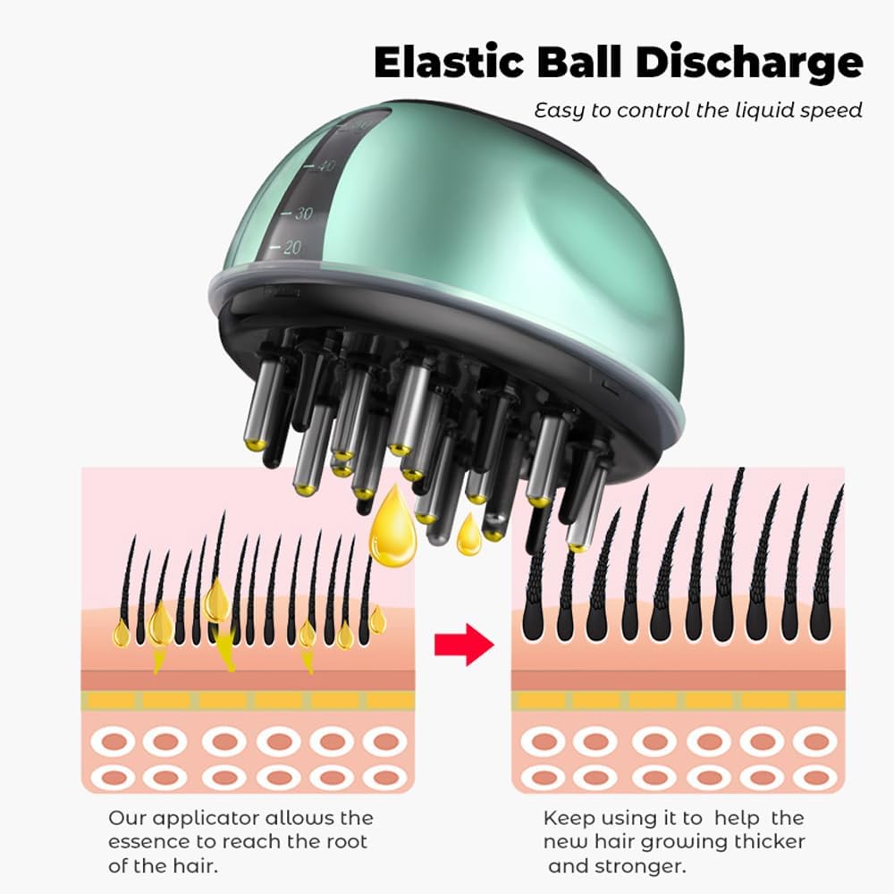 14-Pin Scalp Applicator Comb with Liquid Dispenser & Massage Function - Image 4