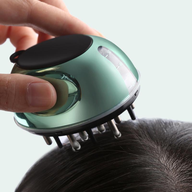 14-Pin Scalp Applicator Comb with Liquid Dispenser & Massage Function