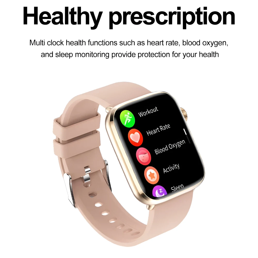 Women AI Smart Health Watch with HRV, PPG & NFC - Image 2