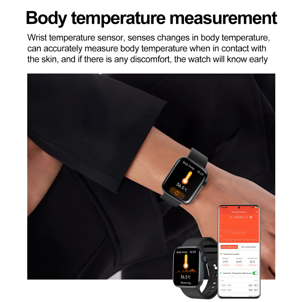 Women AI Smart Health Watch with HRV, PPG & NFC - Image 4