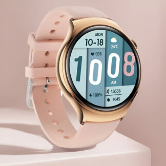 Women’s Smart Fitness Watch with AMOLED Display & Bluetooth Calling - Pink