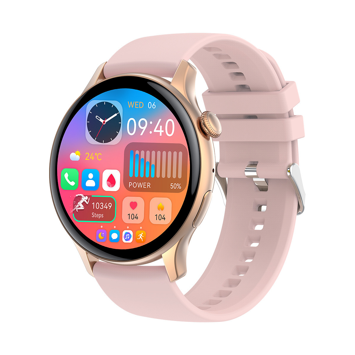 Elegant Women's Smartwatch with AMOLED Display & NFC | Waterproof Fitness Tracker - Image 4