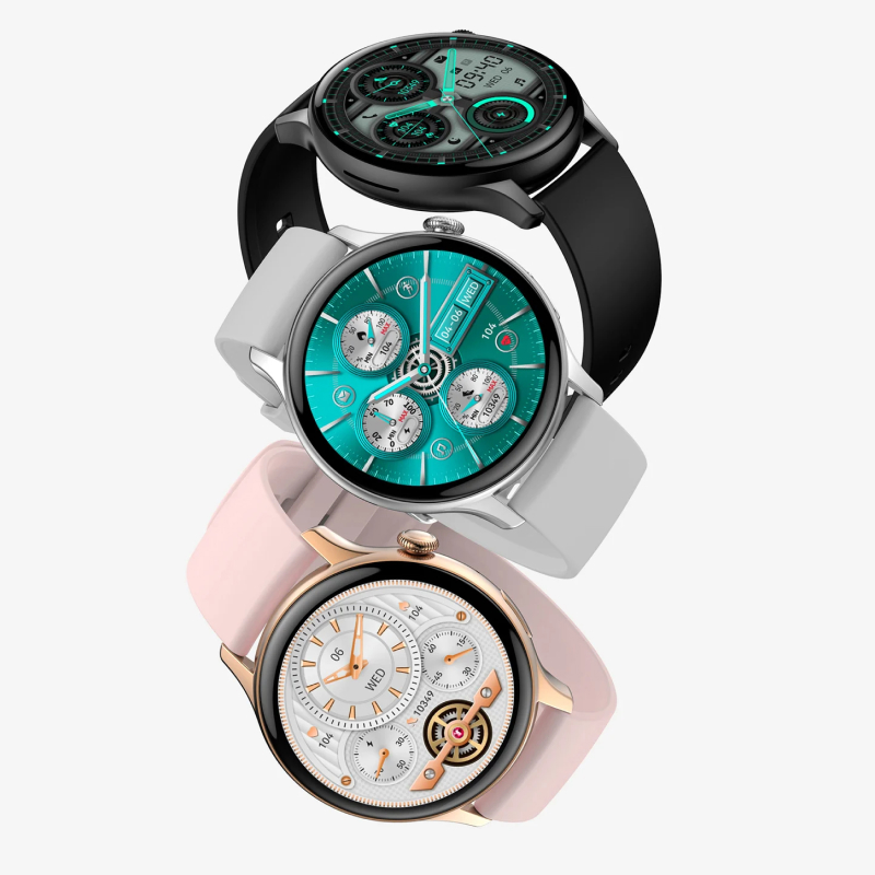 Elegant Women's Smartwatch with AMOLED Display & NFC | Waterproof Fitness Tracker