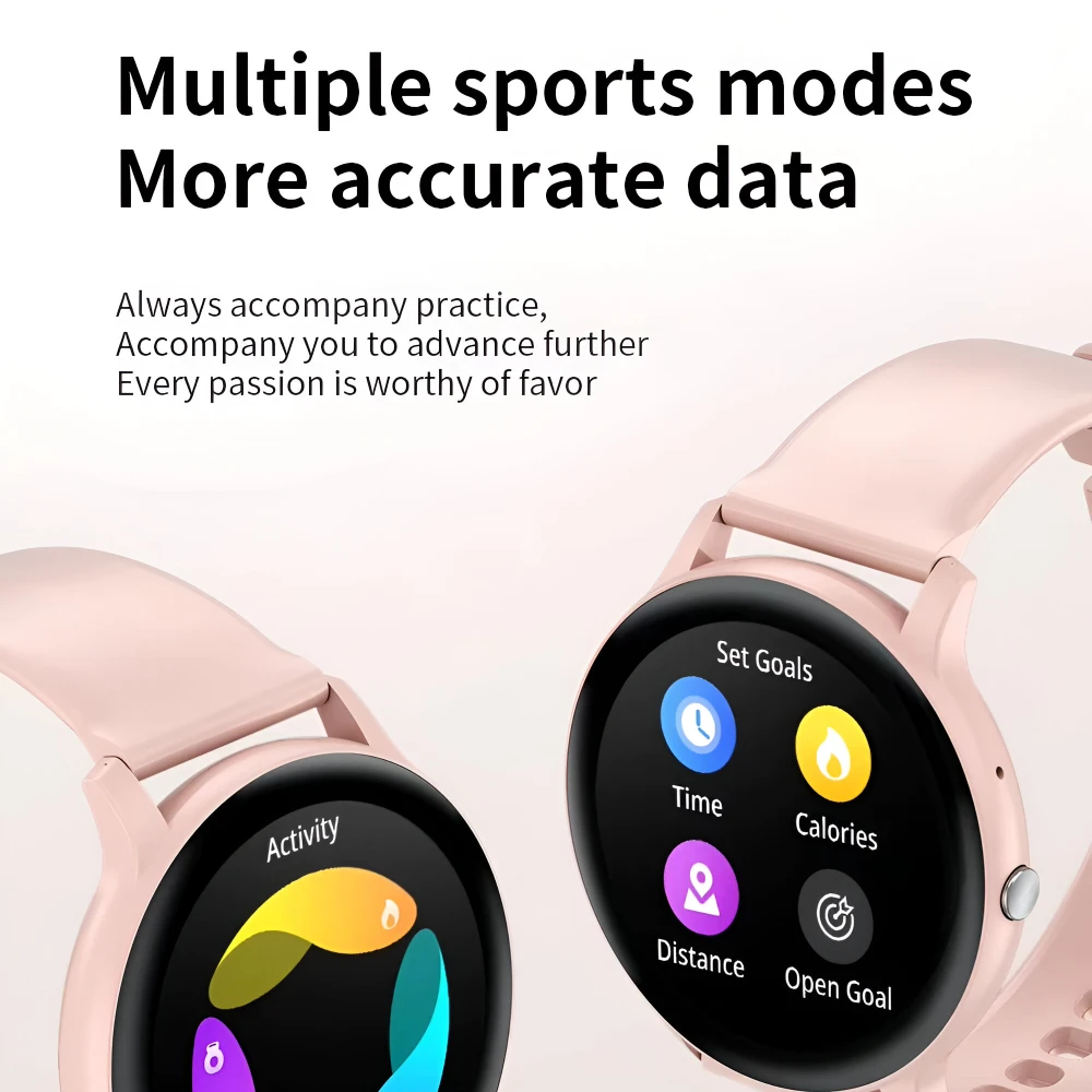 Bluetooth Smartwatch with Fitness & Health Tracking for Android and iOS - Image 2