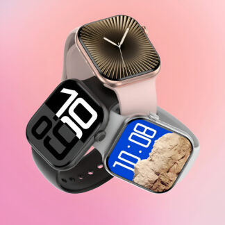 1.85" AMOLED Smart Watch with NFC, AI Voice, Compass & Health Tracking