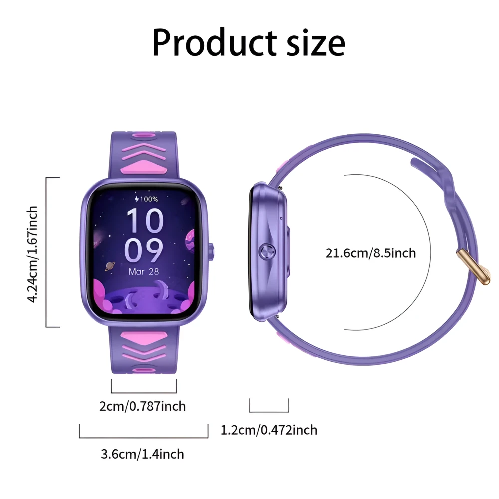 Kids Smartwatch with Wireless Calling, Fitness Tracker & Health Monitor - Image 8