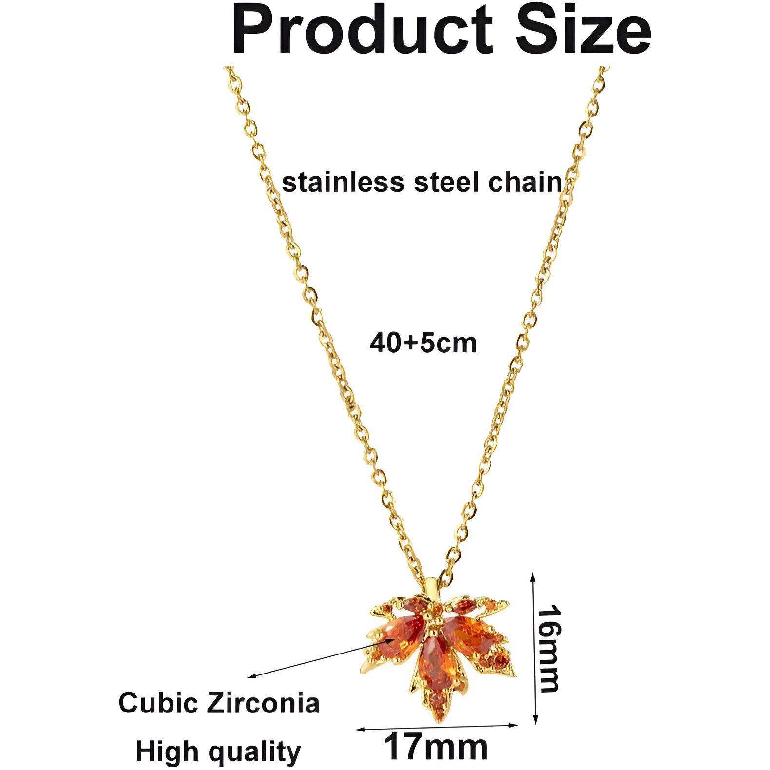 Gold Dainty Maple Leaf Necklace - Perfect Fall Pendant Jewelry - Image 6