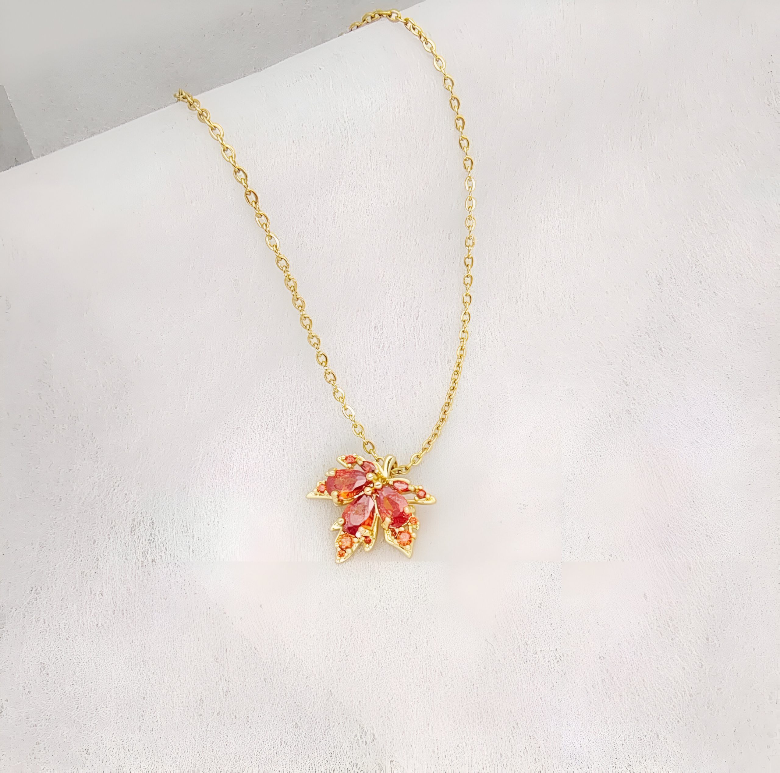 Gold Dainty Maple Leaf Necklace - Perfect Fall Pendant Jewelry - Image 5