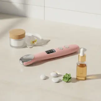 Heated Eye Massager Wand with Vibration – Remove Dark Circles & Puffiness