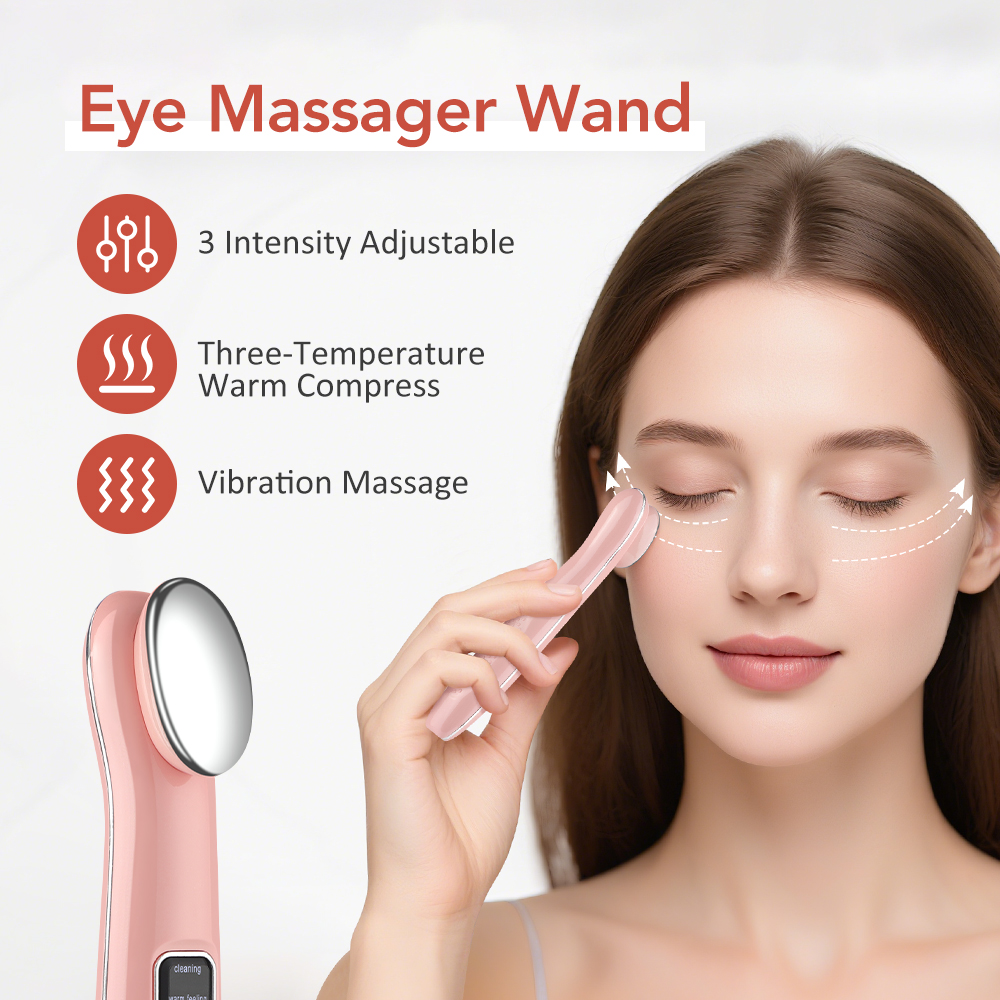 Heated Eye Massager Wand with Vibration – Remove Dark Circles & Puffiness - Image 5