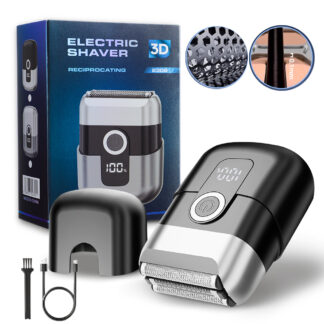 Men’s 3D Floating Head Electric Shaver with Fast Charging & Waterproof Design