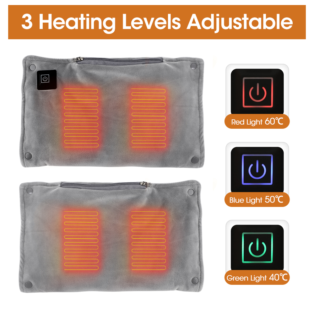 3-Level USB Heated Hand Warmer & Waist Pad - Image 5