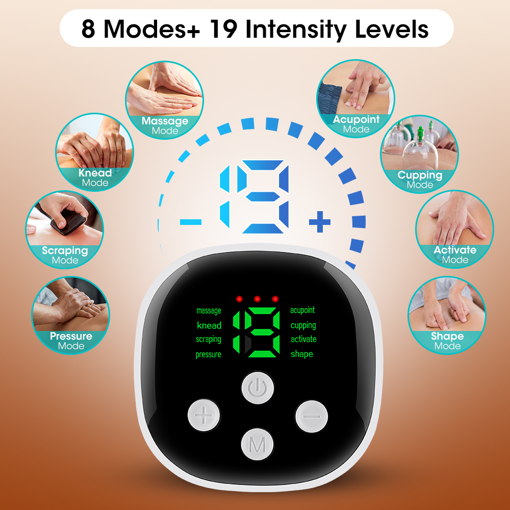 Electric Heating Waist Massager Belt with EMS & 8 Massage Modes - Image 3
