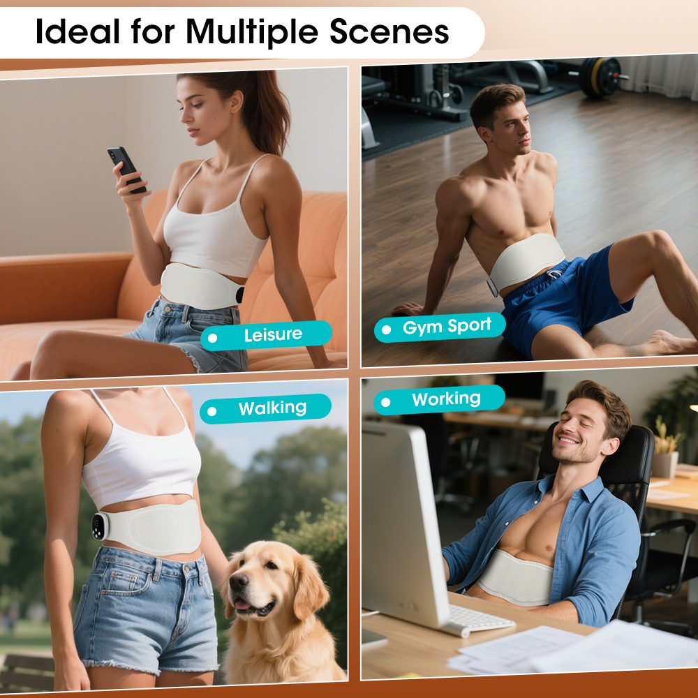 Electric Heating Waist Massager Belt with EMS & 8 Massage Modes - Image 6