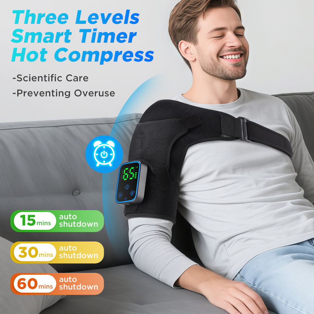 Electric Heating Shoulder Massager with Vibration & Wireless Control - Image 5