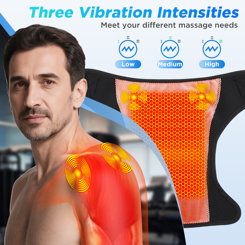 Electric Heating Shoulder Massager with Vibration & Wireless Control - Image 6