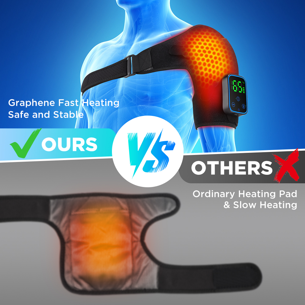 Electric Heating Shoulder Massager with Vibration & Wireless Control - Image 7