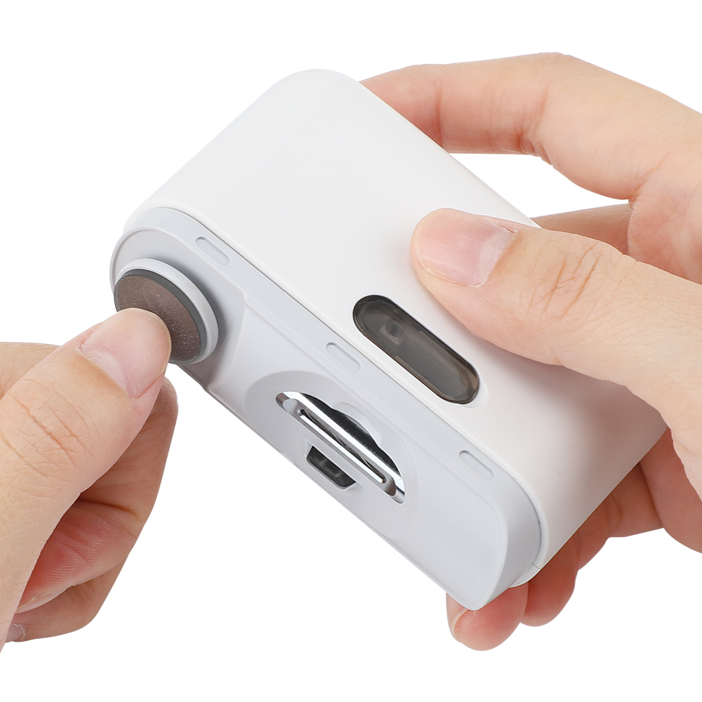 Automatic Electric Nail Clipper & Polisher with LED Light – USB Rechargeable - Image 5