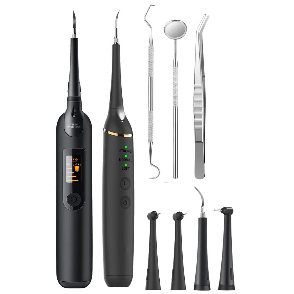 LED Sonic Tooth Cleaner & Whitening Electric Scaler Set