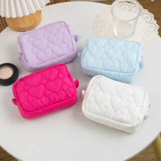 Floral Travel Makeup Bag – Women’s Cosmetic Organizer with Zipper